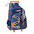 Mochila de Rodinhas Com Alça Luxcel Hotwheels Pistas Azul - Imagem 2