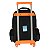 Mochila de Rodinhas Sem Alça Luxcel Hotwheels Pistas Preto - Imagem 3