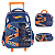 Mochila de Rodinhas Sem Alça Luxcel Hotwheels Pistas Azul - Imagem 1