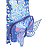 Mochila de Costas Luxcel Up4You Borboleta Violeta - Imagem 4