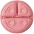 Kit de Alimentação Buba Com Babador Prato Silicone Rosa - Imagem 5
