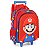 Mochila de Rodinhas Com Alça Luxcel Super Mario Azul - Imagem 2