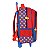 Mochila de Rodinhas Com Alça Luxcel Super Mario Azul - Imagem 3