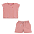 Conjunto Curto Lilica Ripilica Regata e Short Bordado Rosa - Imagem 1