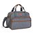 Bolsa de Maternidade Grande Just Baby Denver Cinza - Imagem 1