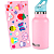 Garrafa De Aço Inox Skip Hop Spark Style Personalizável Rosa - Imagem 2