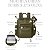 Mochila de Maternidade MasterBag Urban Borboleta Oliva - Imagem 4