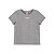 Blusa Manga Curta Lilica Ripilica Lettering Cinza - Imagem 1
