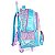 Mochila de Rodinhas Luxcel Com Alça Stitch Glitter Azul - Imagem 4