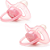 Kit 2 Chupetas Buba Comfort Tam 2 Noturna Ursinhos Rosa - Imagem 2