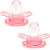 Kit 2 Chupetas Buba Comfort Tam 2 Noturna Ursinhos Rosa - Imagem 4