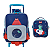 Kit Mochila Carrinho Lancheira Kouii Pacific Nauta Azul - Imagem 1