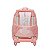 Mochila de Rodinhas Lilica Ripilica Com Alça Aquarela Rosa - Imagem 4