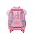 Mochila de Rodinhas Lilica Ripilica Com Alça Little Rosa - Imagem 3