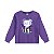 Conjunto Manga LongaTigor T Tigre Musical Roxo e Preto - Imagem 2
