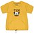Camiseta Manga Curta Tigor T Tigre Bolso Canguru Amarelo - Imagem 1