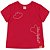 Blusa Manga Curta Lilica Ripilica Estampas Vermelho - Imagem 1