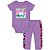 Conjunto Curto Lilica Ripilica Baby Antiviral Roxo - Imagem 1