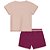 Conjunto Curto Lilica Ripilica Blusa Short To Run Rose Vinho - Imagem 2