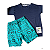 Conjunto Curto Tigor T Tigre Camiseta e Bermuda Azul Marinho - Imagem 1