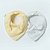 Kit Com 2 Babadores Hug Bandana Little Baby Amarelo - Imagem 1