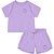 Conjunto Curto Lilica Ripilica Blusa e Bermuda Lilás - Imagem 1