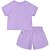 Conjunto Curto Lilica Ripilica Blusa e Bermuda Lilás - Imagem 2