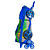 Mochila de Rodinhas 3D Maxtoy Hotwheels Dune Soar Motor Azul - Imagem 5