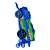 Mochila de Rodinhas 3D Maxtoy Hotwheels Dune Soar Motor Azul - Imagem 6