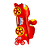 Mochila de Rodinha 3D Maxtoy Iron Man Carro Vermelho Amarelo - Imagem 3