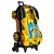 Mochila de Rodinhas 3D Maxtoy Hotwheels Dune Motor Dourado - Imagem 5