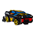 Mochila de Rodinhas 3D Maxtoy Hotwheels Nigth Shifter Dourad - Imagem 4