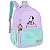 Mochila de Costas Luxcel Snoopy Roxo e Verde - Imagem 2