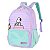 Mochila de Costas Luxcel Snoopy Roxo e Verde - Imagem 3