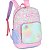 Mochila de Costas Luxcel Stitch Flores Rosa - Imagem 2