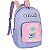 Mochila de Costas Luxcel Stitch Flores Roxo - Imagem 2