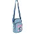 Bolsa de Transversal Luxcel Sintética Stitch Azul Jeans - Imagem 2