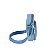 Bolsa de Transversal Luxcel Sintética Stitch Azul Jeans - Imagem 7