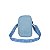 Bolsa de Transversal Luxcel Sintética Stitch Azul Jeans - Imagem 8