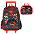Kit Mochila Rodinha Lancheira Luxcel Up4You Game On Vermelho - Imagem 1