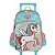 Mochila de Rodinhas Sem Alça Luxcel Up4You Unicórnio Verde - Imagem 1
