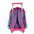 Mochila de Rodinhas Luxcel Com Alça Up4You Sereia Fundo Roxo - Imagem 5