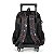 Mochila de Rodinhas Luxcel Com Alça Stitch Crazy Preto - Imagem 4