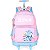 Mochila de Rodinhas Com Alça Luxcel Stitch Baby Rosa - Imagem 1