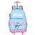 Mochila de Rodinhas Com Alça Luxcel Stitch Baby Azul - Imagem 1