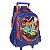 Mochila de Rodinhas Luxcel Com Alça HotWheels Logo Azul - Imagem 2