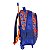 Mochila de Rodinhas Luxcel Com Alça HotWheels Logo Azul - Imagem 3