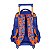 Mochila de Rodinhas Luxcel Com Alça HotWheels Logo Azul - Imagem 4