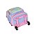 Mochila de Rodinhas Com Alça Luxcel Stitch Flores Rosa - Imagem 6