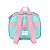Lancheira Escolar Luxcel Up4You Sereia Verde e Rosa - Imagem 5